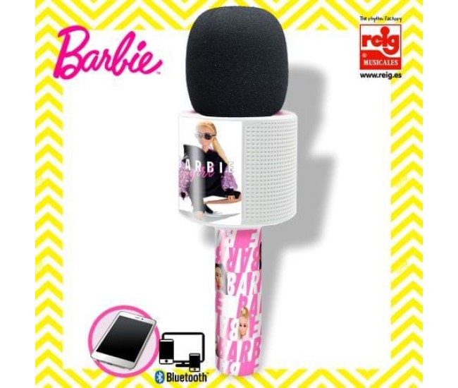 Microfon cu conexiune bluetooth Barbie Microfon cu conexiune bluetooth Barbie