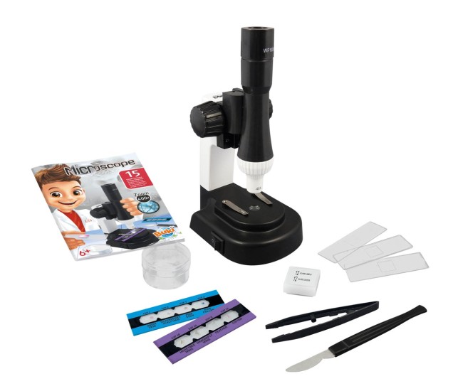 Microscop pentru copii cu 15 experimente Microscop pentru copii cu 15 experimente