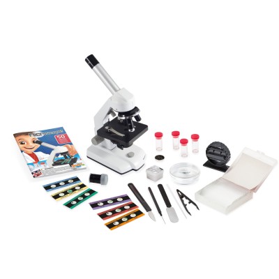 Microscop cu accesorii - Set de 50 experimente copii