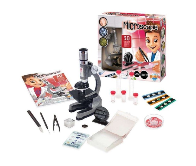 Microscop pentru copii cu 30 experimente - Set stiinta Microscop pentru copii cu 30 experimente - Set stiinta