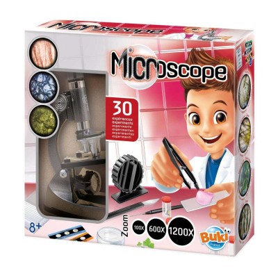 Microscop pentru copii cu 30 experimente - Set stiinta