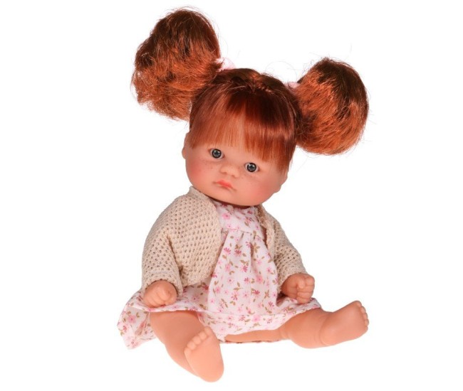 Papusa Bomboncin cu Rochita si Cardigan 20cm