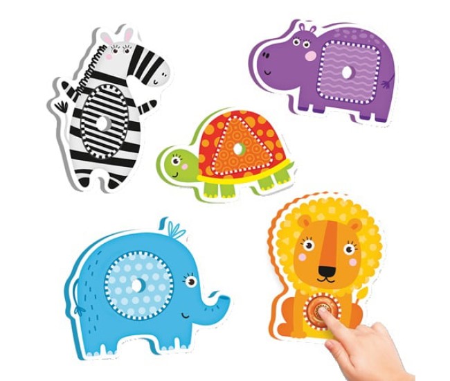 Puzzle cu sunete - Animale Zoo