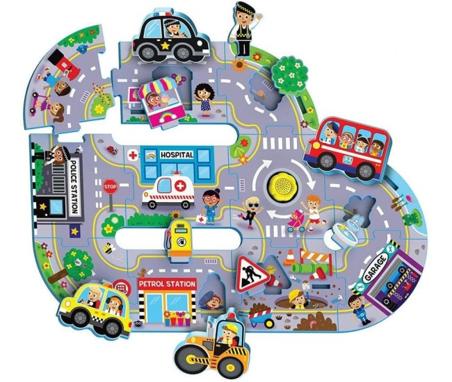 Puzzle cu sunete - Orasul Aglomerat