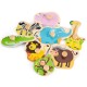 Puzzle lemn Safari 9 piese