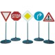 Set 5 piese, joc pentru copii - Semne de circulatie cu inaltime 70 cm Set 5 piese, joc pentru copii - Semne de circulatie cu inaltime 70 cm