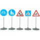 Set joc pentru copii - Semne de circulatie 70 cm - 5 piese Set joc pentru copii - Semne de circulatie 70 cm - 5 piese