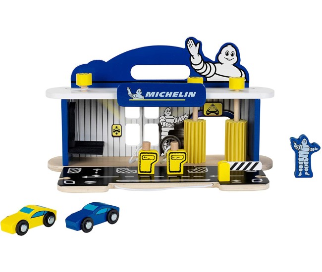 Service masini cu spalatorie Michelin - Joc de rol din lemn