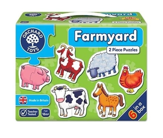 Set 6 puzzle Ferma (2 piese)