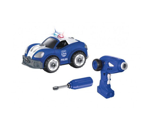 Set Constructie Masina Politie Cu Radiocomanda