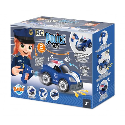 Set Constructie Masina Politie Cu Radiocomanda