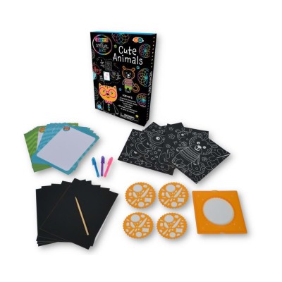 Set Creatie Scratch  Spiral - Animale Dragute