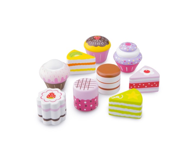 Set de 9 prajituri in cutie de cadou