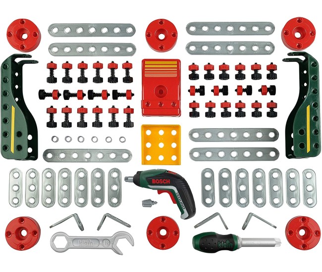 Set de constructie cu bormasina Bosch pentru copii