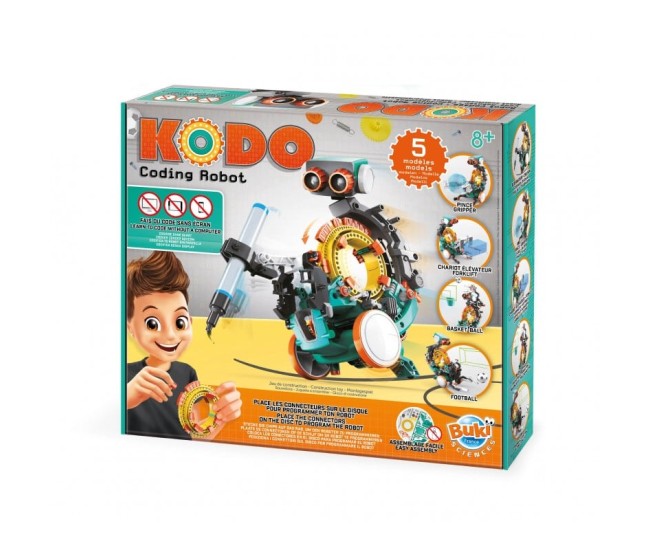 Set de programare robotelul Kodo - Desen, fotbal si manipulare obiecte Set de programare robotelul Kodo - Desen, fotbal si manipulare obiecte