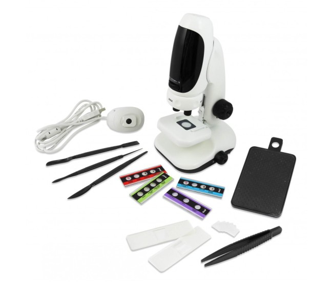Set de stiinta 3 in 1 - Microscop video digital cu putere de 400X Set de stiinta 3 in 1 - Microscop video digital cu putere de 400X