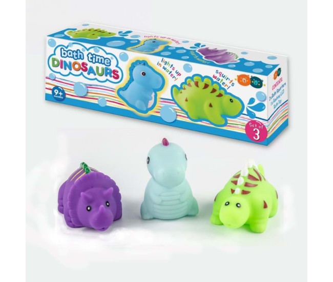 Set Dinozauri cu LED pentru baie