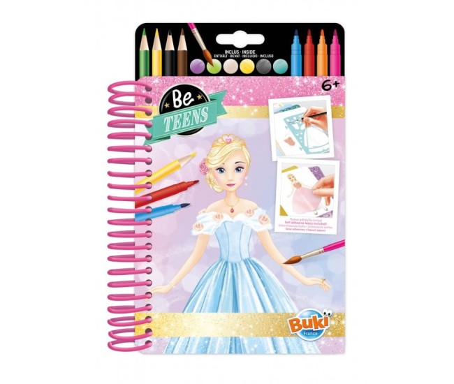 Set fashion designer pentru copii - Deseneaza rochii de printese Set fashion designer pentru copii - Deseneaza rochii de printese