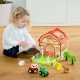 Set ferma joc de rol - Hambar cu figurine din lemn Set ferma joc de rol - Hambar cu figurine din lemn