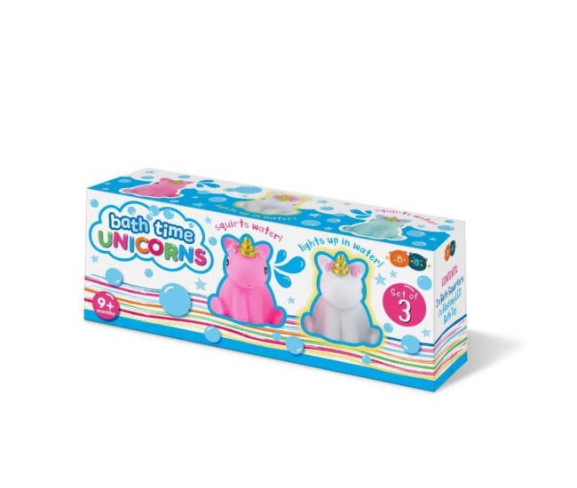 Set Unicorni cu LED pentru baie Set Unicorni cu LED pentru baie