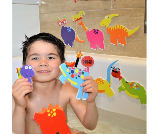 Stickere Dinozauri - set de joaca pentru baie