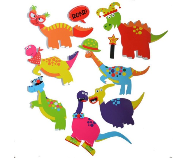 Stickere Dinozauri - set de joaca pentru baie
