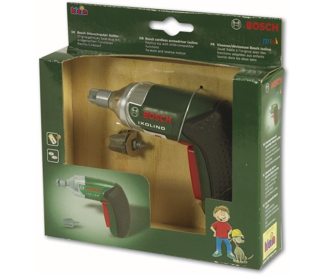 Surubelnita electrica Bosch pentru copii - Set de indemanare Surubelnita electrica Bosch pentru copii - Set de indemanare