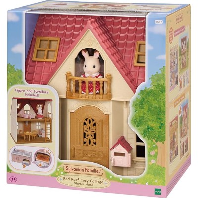 Sylvanian Families-Casuta Red Roof Cosy Cottage