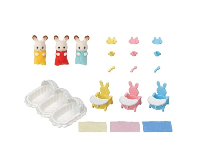 Sylvanian Families-Set De Ingrijire A Iepurasilor Tripleti Sylvanian Families-Set De Ingrijire A Iepurasilor Tripleti