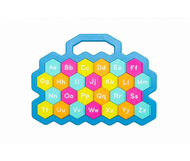 Tabla alfabet piese din silicon si ilustratii Flipsee - Limba engleza