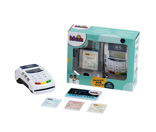 Terminal card POS de Jucarie - cu lumina si sunet Terminal card POS de Jucarie - cu lumina si sunet
