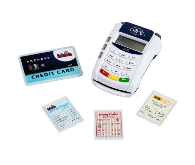 Terminal card POS de Jucarie - cu lumina si sunet Terminal card POS de Jucarie - cu lumina si sunet