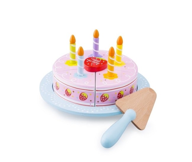 Tort aniversar din lemn cu 5 piese