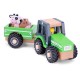 Tractor cu trailer - animale Tractor cu trailer - animale