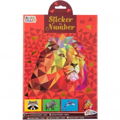 Set Creativ Stickere pe Numere Moxy GR100082