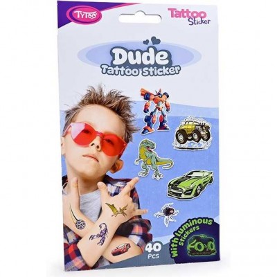 Set 40 tatuaje temporare tip autocolante Baieti Tytoo KOPXX1800013