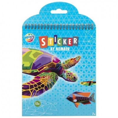 Carte de activitati cu stickere pe numere Moxy GR100113