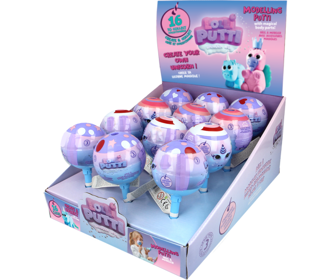 Spuma de modelat LOLLIPUTTI Fabrica de Unicorni Keycraft KCNV387