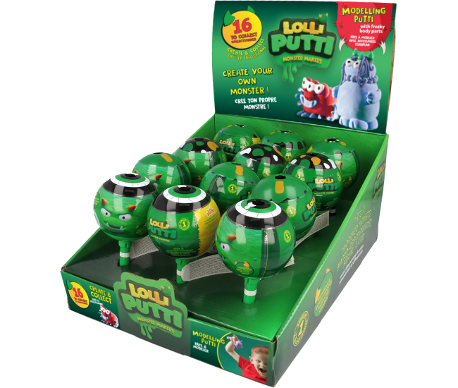 Spuma de modelat LOLLIPUTTI Fabrica de Monstruleti Keycraft KCNV386