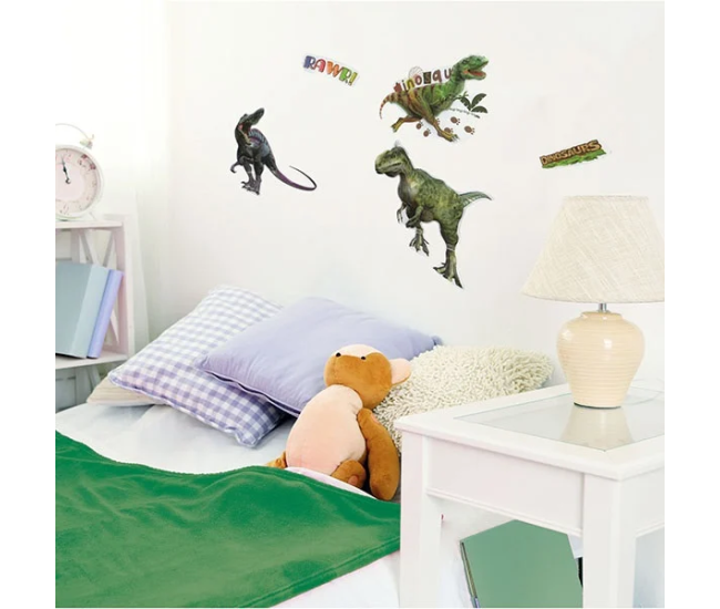 Set stickere perete 3D Lumea Dinozaurilor Toi-Toys TT46146A