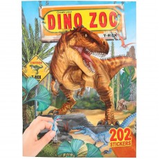 Album Dinozauri - Creeaza-ti propriul Zoo de Dinozauri cu Autocolante si Motive Cool Depesche PT12752