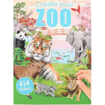 Album de Autocolante - Creeaza-ti propriul Zoo cu Motive Cool Depesche PT12753