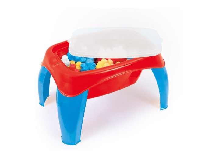 Masuta de activitati cu 30 cuburi de construit Masuta de activitati cu 30 cuburi de construit