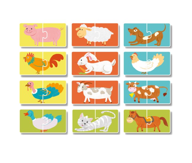 Duo Puzzle - Ferma (2 piese) Duo Puzzle - Ferma (2 piese)