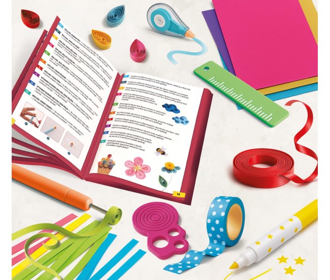 Set creativ KIDS ART - Decoratiuni din hartie