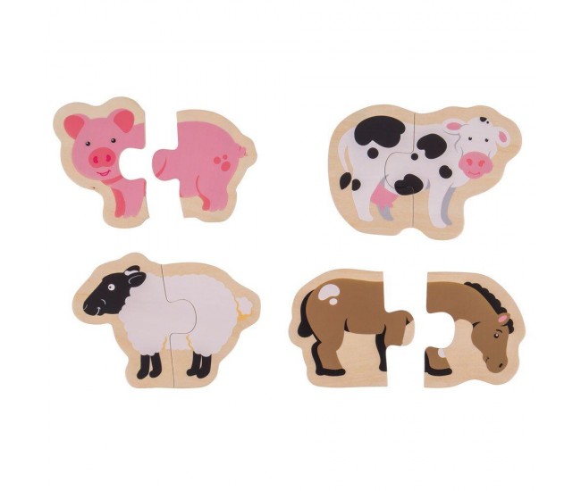 Puzzle - animale de la ferma Puzzle - animale de la ferma