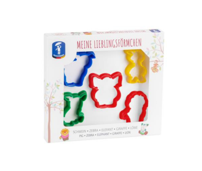 Set forme pentru plastilia - Animalute safari