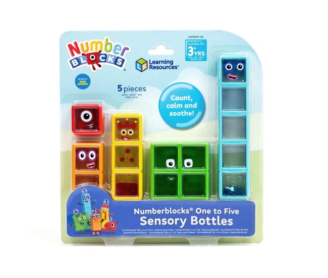 Set eprubete senzoriale Numberblocks®  - De la 1 la 5