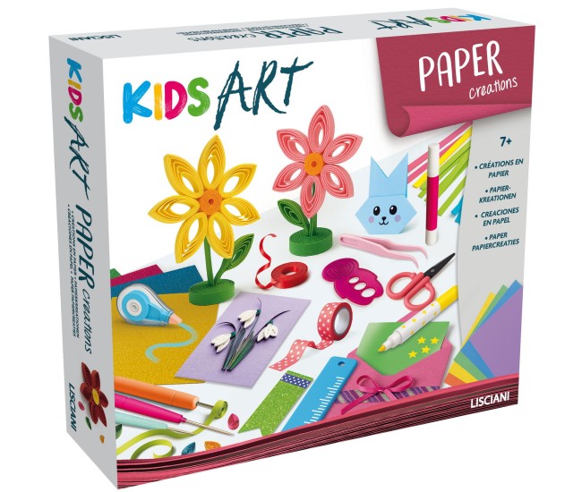 Set creativ KIDS ART - Decoratiuni din hartie