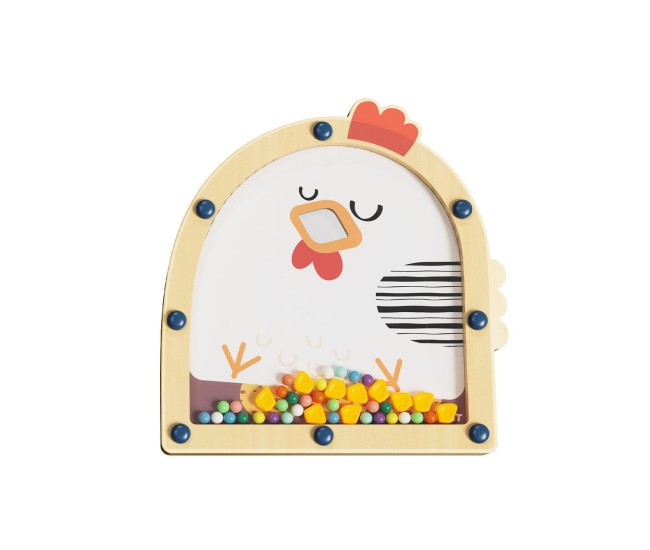 Joc Montessori - Hraneste gaina Joc Montessori - Hraneste gaina